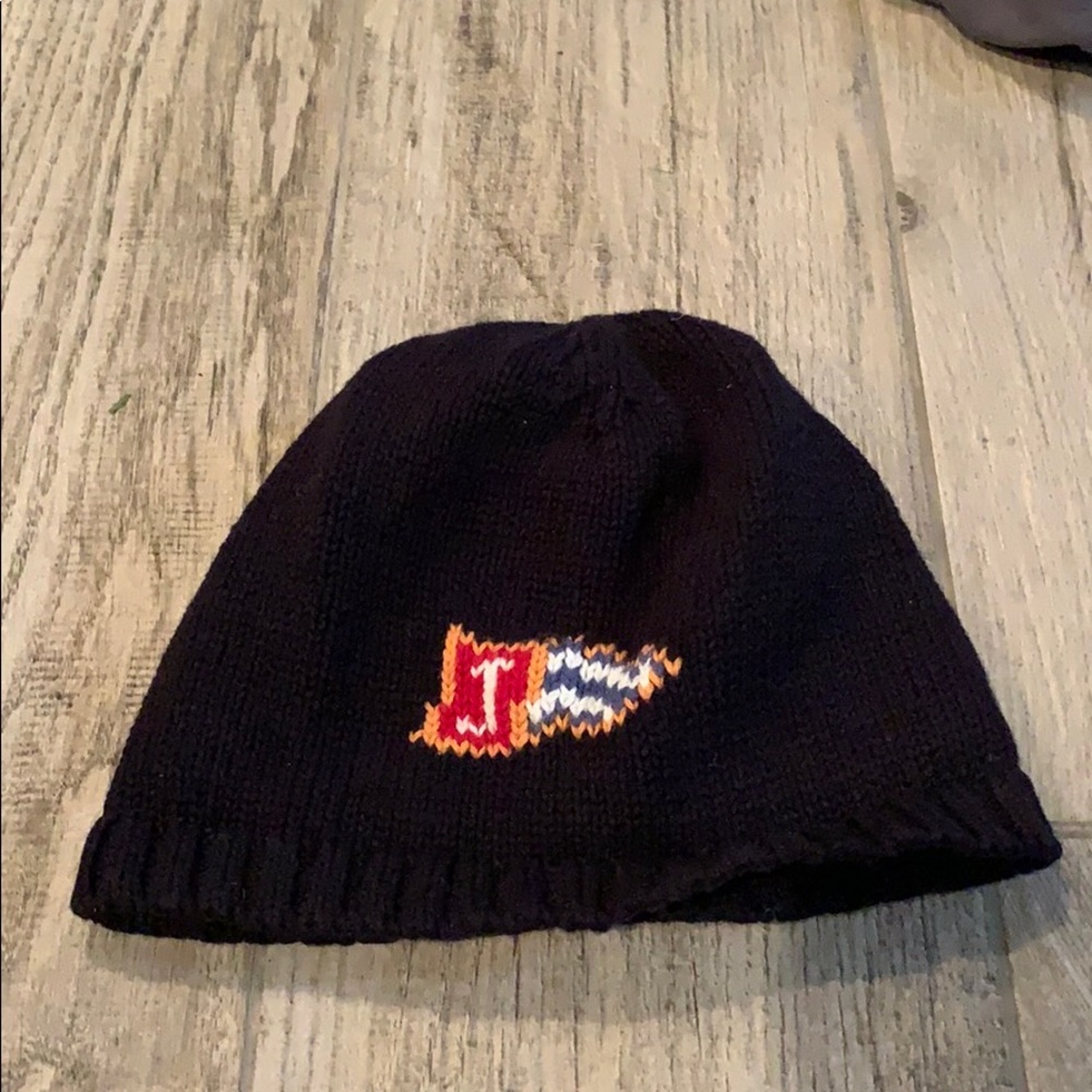 EUC Jacadi knit hat, sz 49 = 12 mos